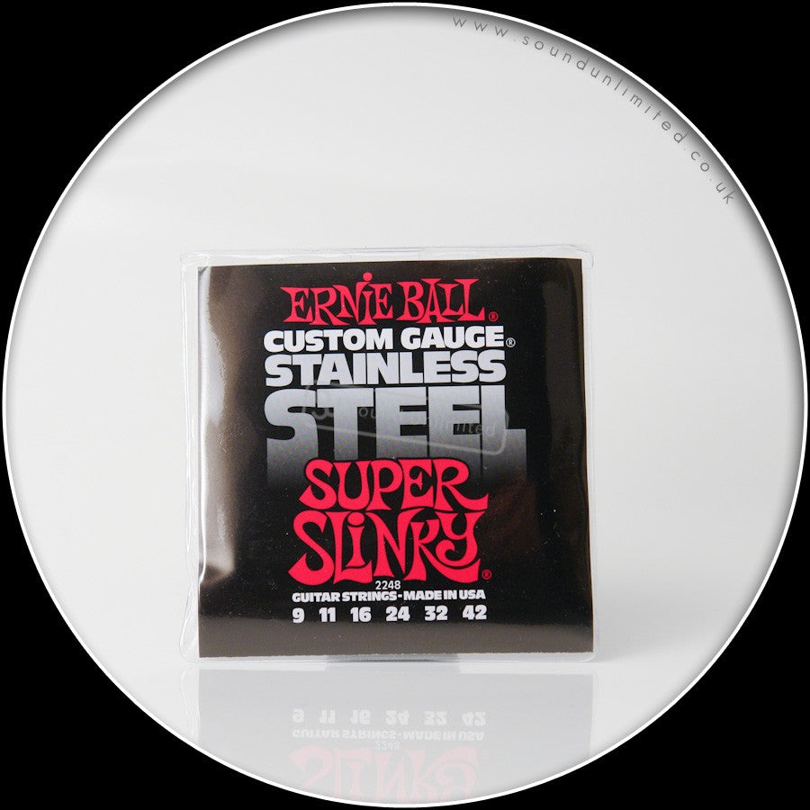 Ernie Ball 2248 Stainless Steel Super Slinky 9 42