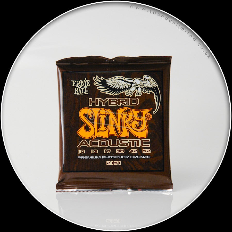 Ernie Ball Hybrid Slinky Acoustic 10 52 Ernie Ball Acoustic