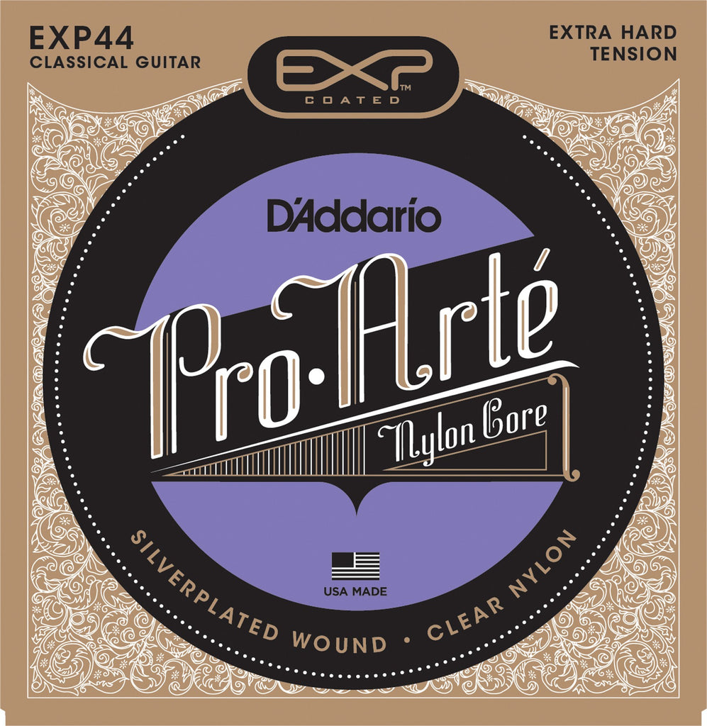 D Addario EXP44 Coated Classical Guitar Strings Extra Hard