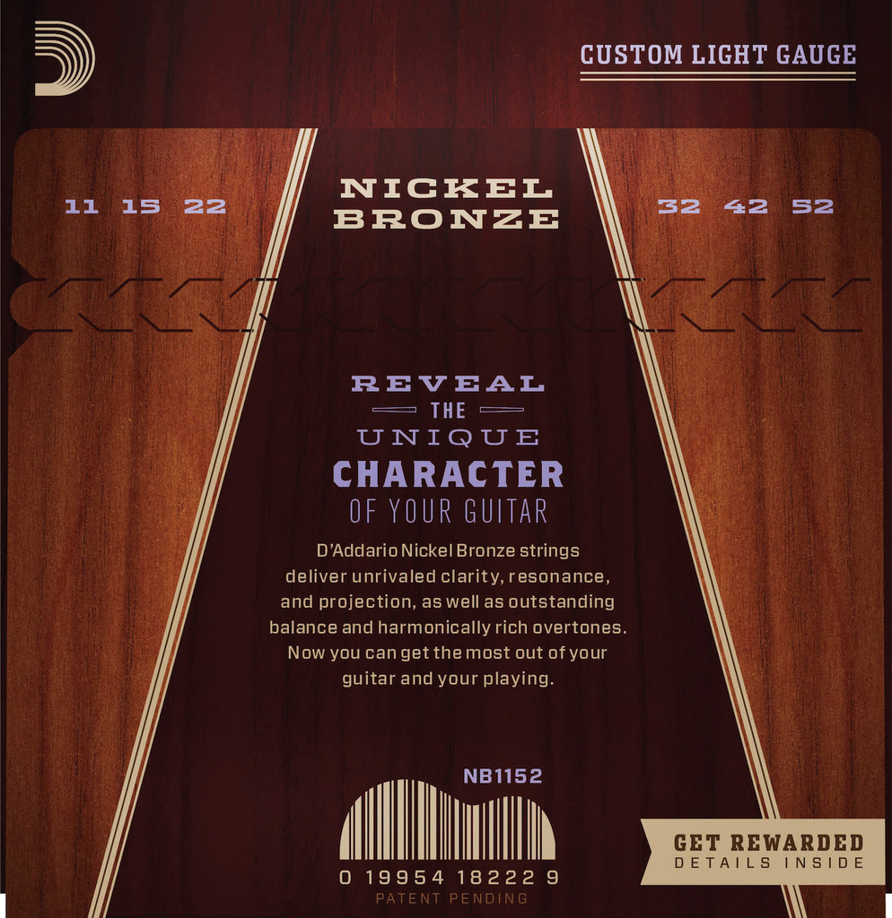 D Addario Nickel Bronze 11 52 NB1152 SoundUnlimited