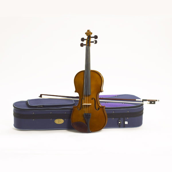 Stentor Violin Outfit Student 1 3/4 Solid Tonewoods, Carved Spruce front, Maple neck, Rosewood Fingerboard and Pegs