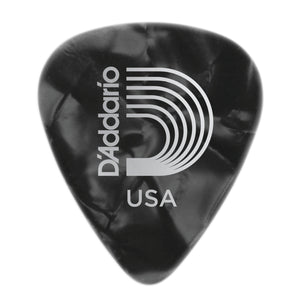 Planet Waves Pearl Celluloid Picks - Med- BlackPearl 1CBKP4-10