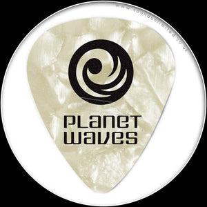 Planet Waves Pearl Celluloid Picks -Hvy- WhitePearl 1CWP6-10