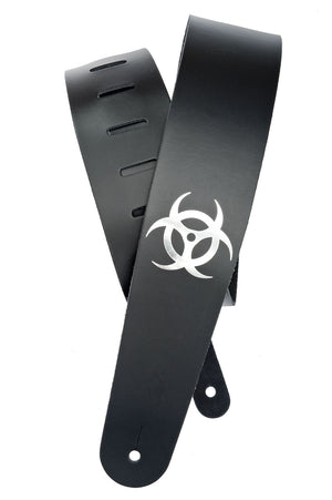 Planet Waves Biohazard Leather Guitar Strap 25L-BIO