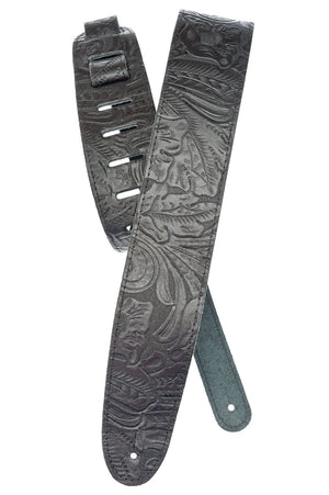 Planet Waves Embossed Black Guitar Strap 25LE00