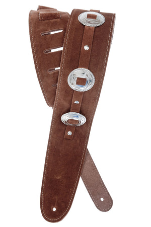 Planet Waves 2.5 Conchos Guitar Strap - Brown 25SSC01