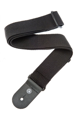 Planet Waves Cotton Guitar Strap - Black 50CT00