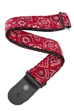 Planet Waves Bandana Red Guitar Strap 50G02