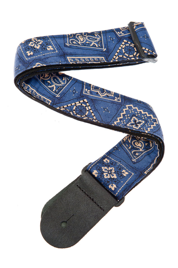 Planet Waves Bandana Blue Guitar Strap 50G03