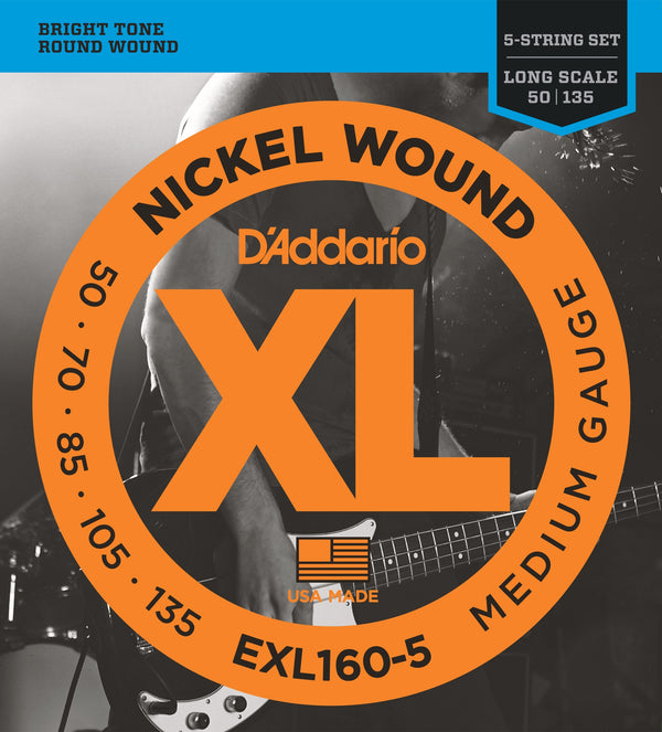 DAddario EXL160-5 50-135