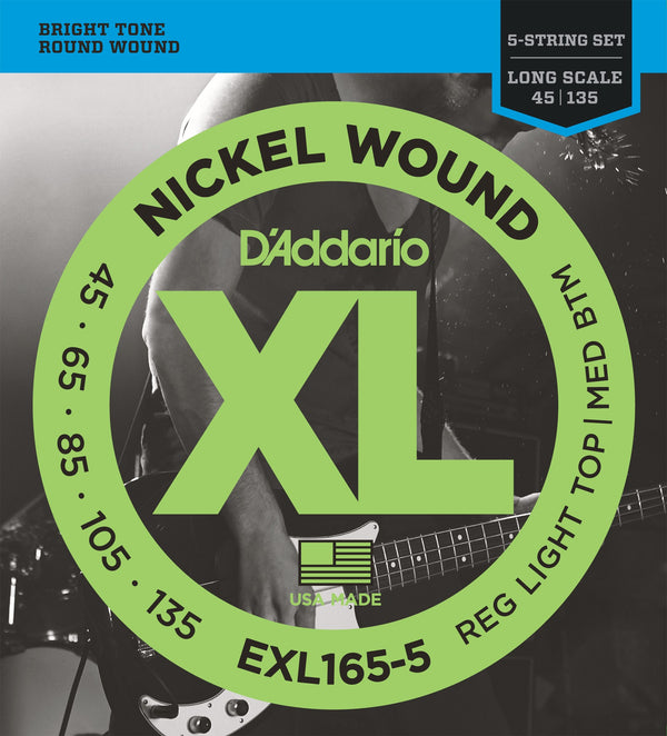 DAddario EXL165-5 45-135