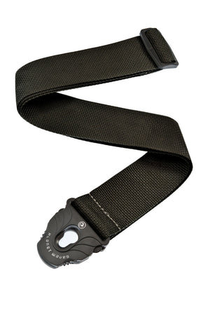 Planet Waves 50mm Poly Pro Planet Lock Guitar Strap - Black PWSPL200