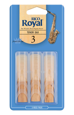 Rico Tenor Sax Reeds, Strength 3.0, 3-pack - RKB0330