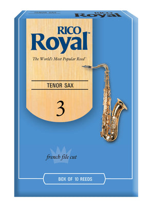 Rico Tenor Sax Reeds, Strength 3.0, 10-pack - RKB1030