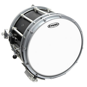 Evans Hybrid White Marching Snare Drum Head, 13 Inch