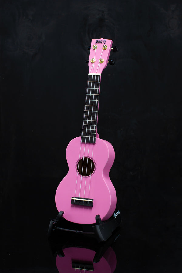 Mahalo Rainbow Soprano Ukulele - Pink