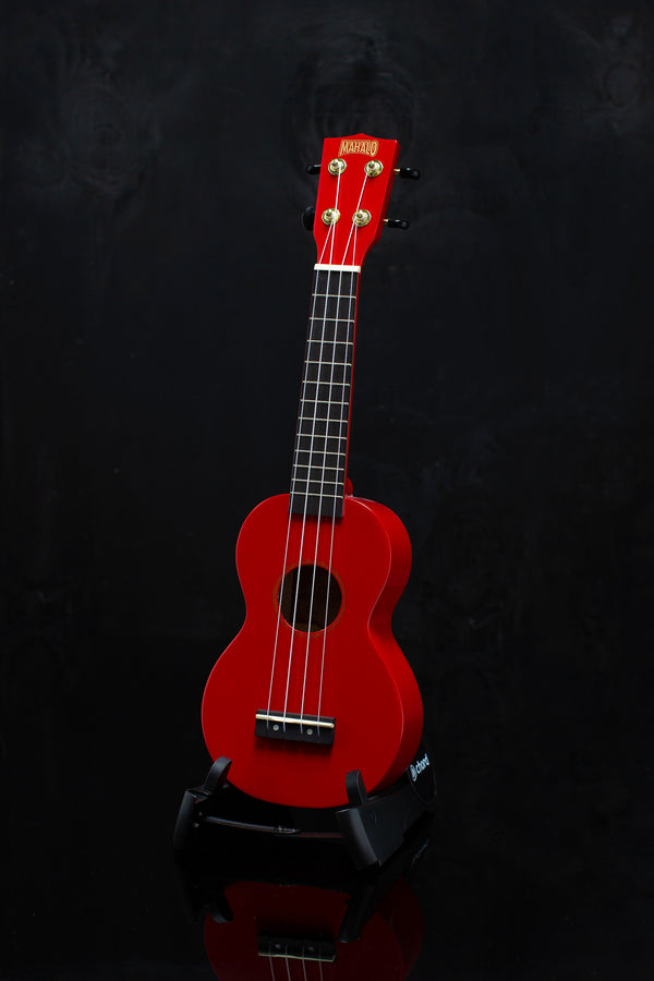 Mahalo Rainbow Soprano Ukulele - Red