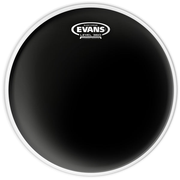 Evans Black Chrome Drum Head, 13 Inch