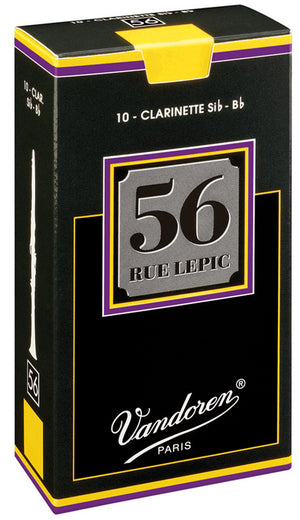 Vandoren Reeds Clarinet Bb 3 56 Rue Lepic (10 BOX) - CR503