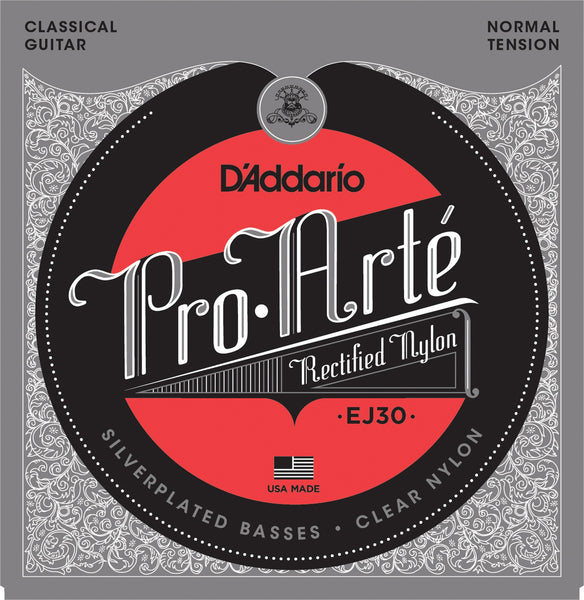 D Addario EJ30 Classics Rectified Classical Guitar Strings Normal