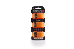 GruvGear FretWraps HD "Flare" 3-Pack (Orange, Medium) - GG-FW3OR-M