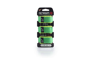 GruvGear FretWraps HD "Leaf" 3-Pack (Green, Medium) - GG-FW3GN-MD