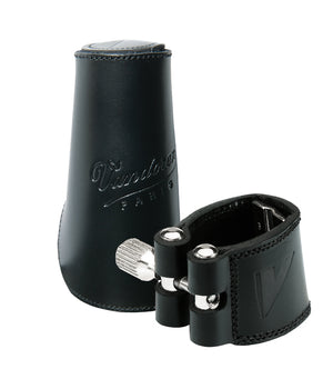 Vandoren Ligature & Cap Clarinet Bb. Leather+Leather - LC21L