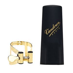 Vandoren Ligature & Cap Soprano Sax Gold M/O+Plastic - LC56DP