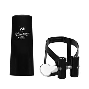 Vandoren Ligature & Cap Clarinet Bb Black Masters - LC61BP