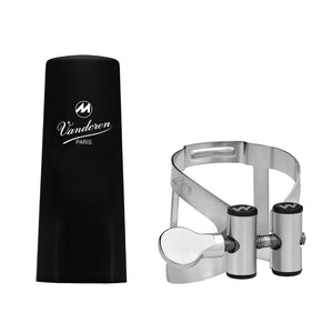 Vandoren Ligature & Cap Clarinet Bb Pewter Masters - LC61PP