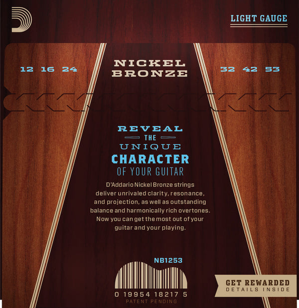 D'Addario Nickel Bronze 12-53 - NB1253