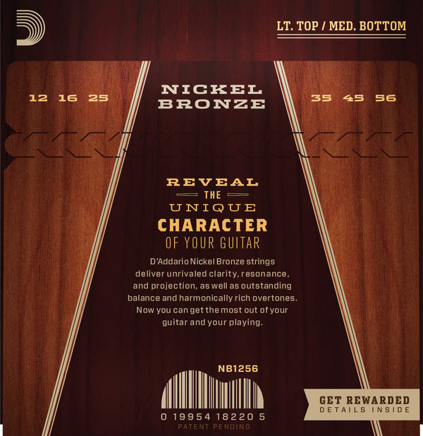 D'Addario Nickel Bronze 12-56 - NB1256