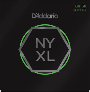 D'Addario NYXL0838 Nickel Wound Electric Guitar Strings, Extra Super Light, 8-38