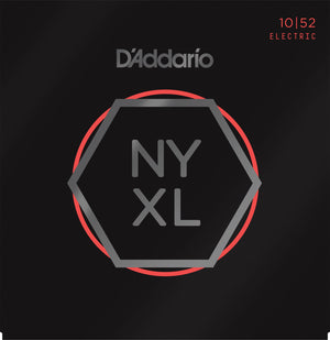 D'Addario NYXL1052 Nickel Wound Electric Guitar Strings, Light Top / Heavy Bottom, 10-52