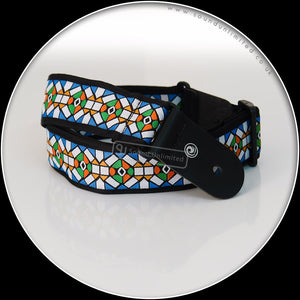 Planet Waves Stained Glass Guitar Strap 50E02