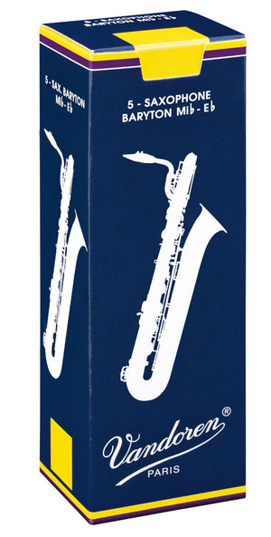 Vandoren Reeds Baritone Sax 2 Traditional (5 BOX) - SR242