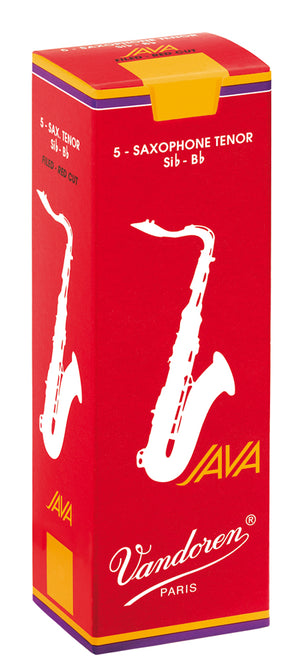 Vandoren Reeds Tenor Sax 1 Java Red (5 BOX) - SR271R