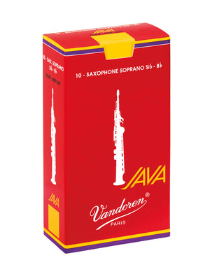 Vandoren Reeds Soprano Sax 3.5 Java Red (10 BOX) - SR3035R