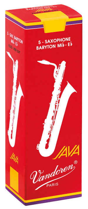 Vandoren Reeds Baritone Sax 2 Java Red (5 BOX) - SR342R