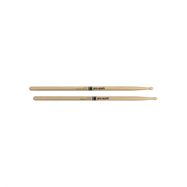 ProMark Classic Forward 5A Long Hickory Drumstick, Oval Wood Tip